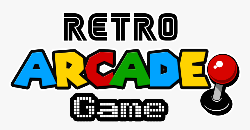 Retro Arcade Logo Png, Transparent Png, Free Download