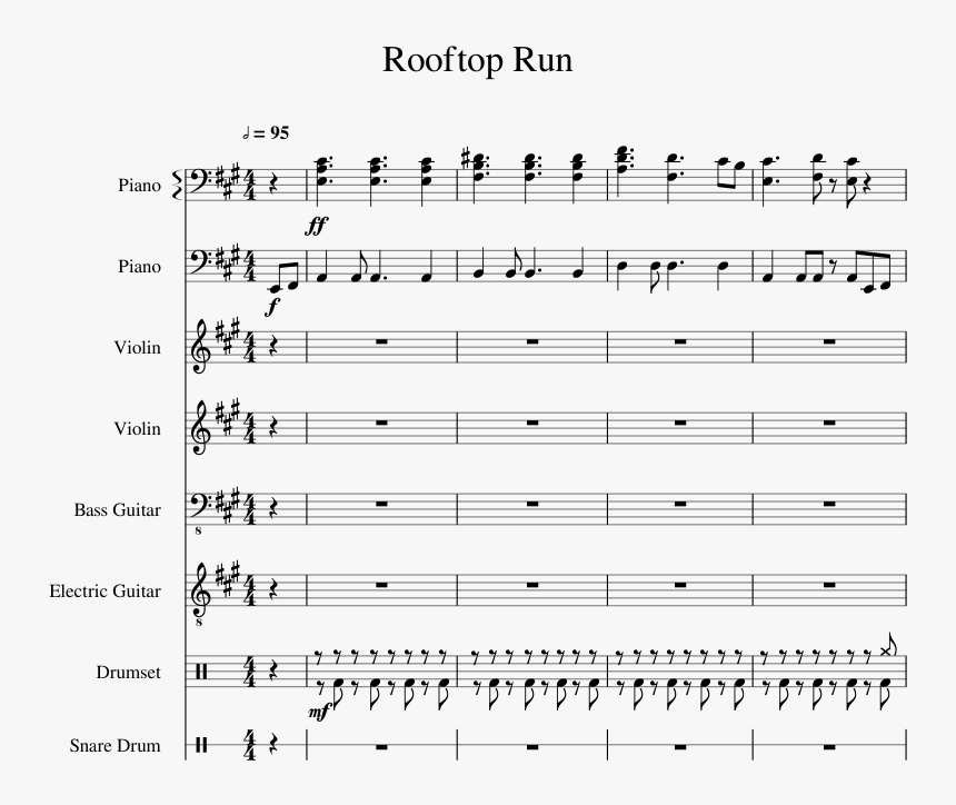 Sonic Generations Rooftop Run Classic Sheet Music, HD Png Download, Free Download
