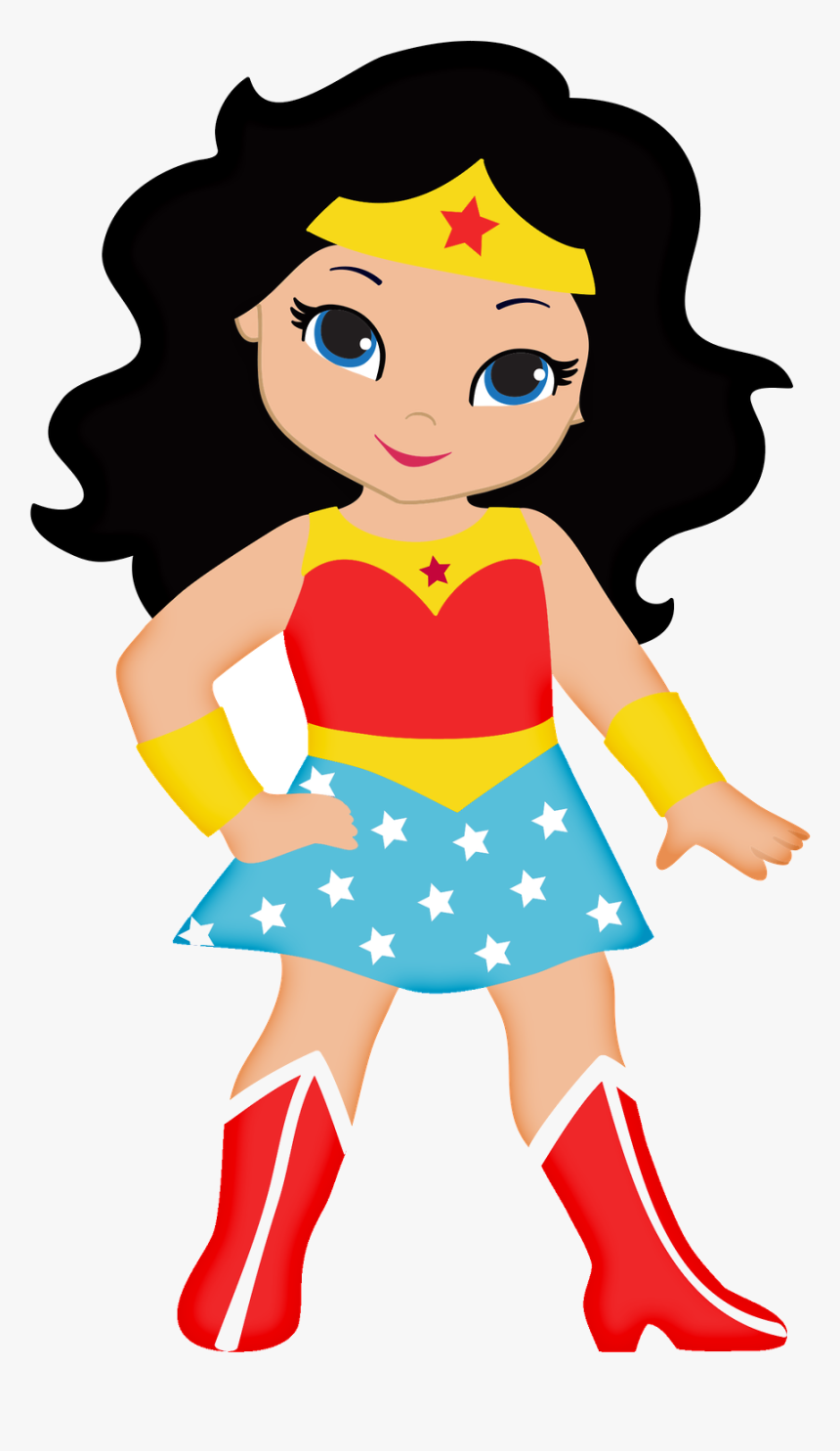 Superhero Free Clipart Clip Art Library Transparent - Wonder Woman Clipart, HD Png Download, Free Download