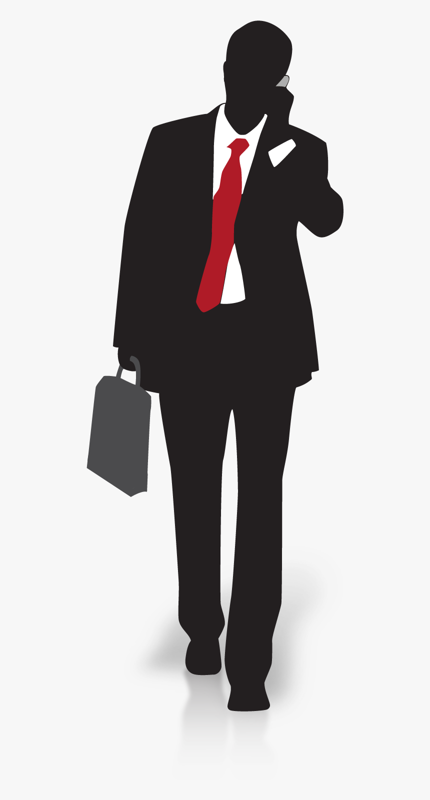 Businessman Silhouette Walking 1600 Clr - Illustration, HD Png Download, Free Download