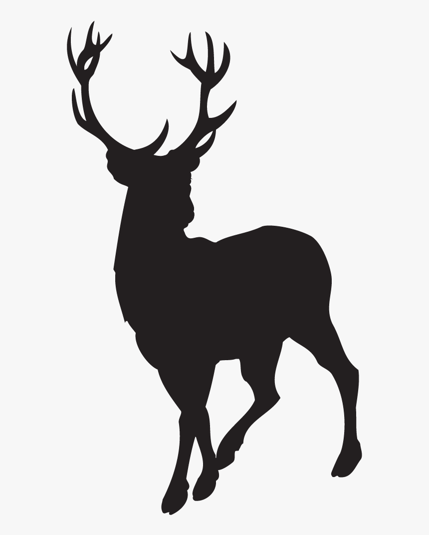 Silhouette Of A Stag, HD Png Download, Free Download
