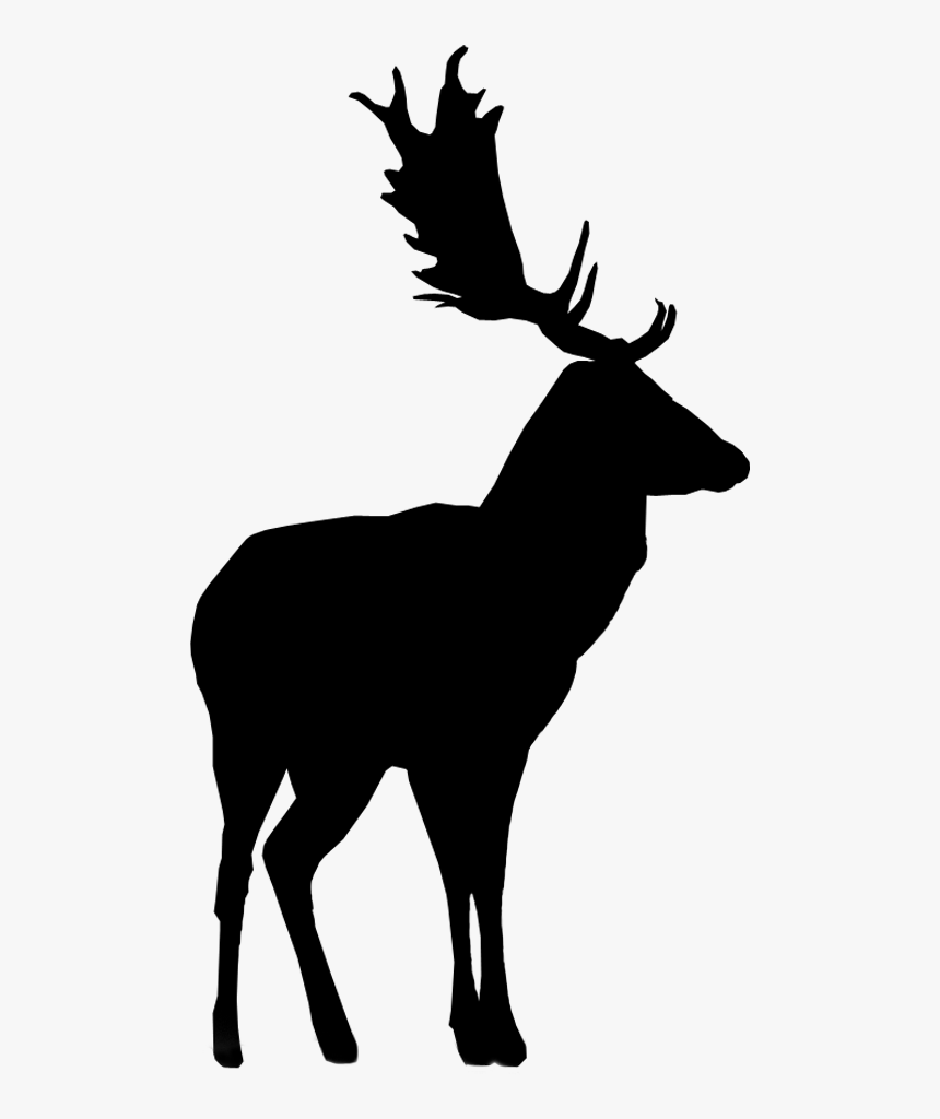 Deer Silhouette - Transparent Background Moose Png, Png Download, Free Download
