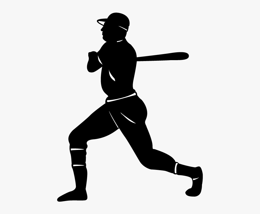 Baseball Bat Silhouette Atlanta Braves Sticker - Person Swinging Bat Transparent, HD Png Download, Free Download