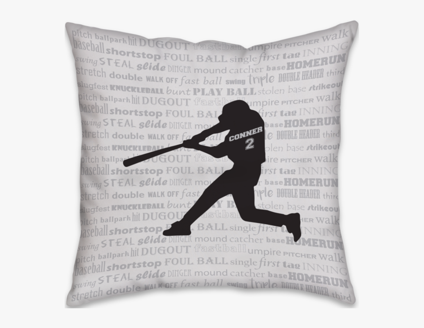 Silhouette Of Baseball Player Swinging, HD Png Download, Free Download