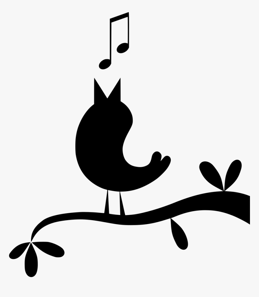 Singing Bird Clipart , Png Download - Bird Singing Clipart Png, Transparent Png, Free Download