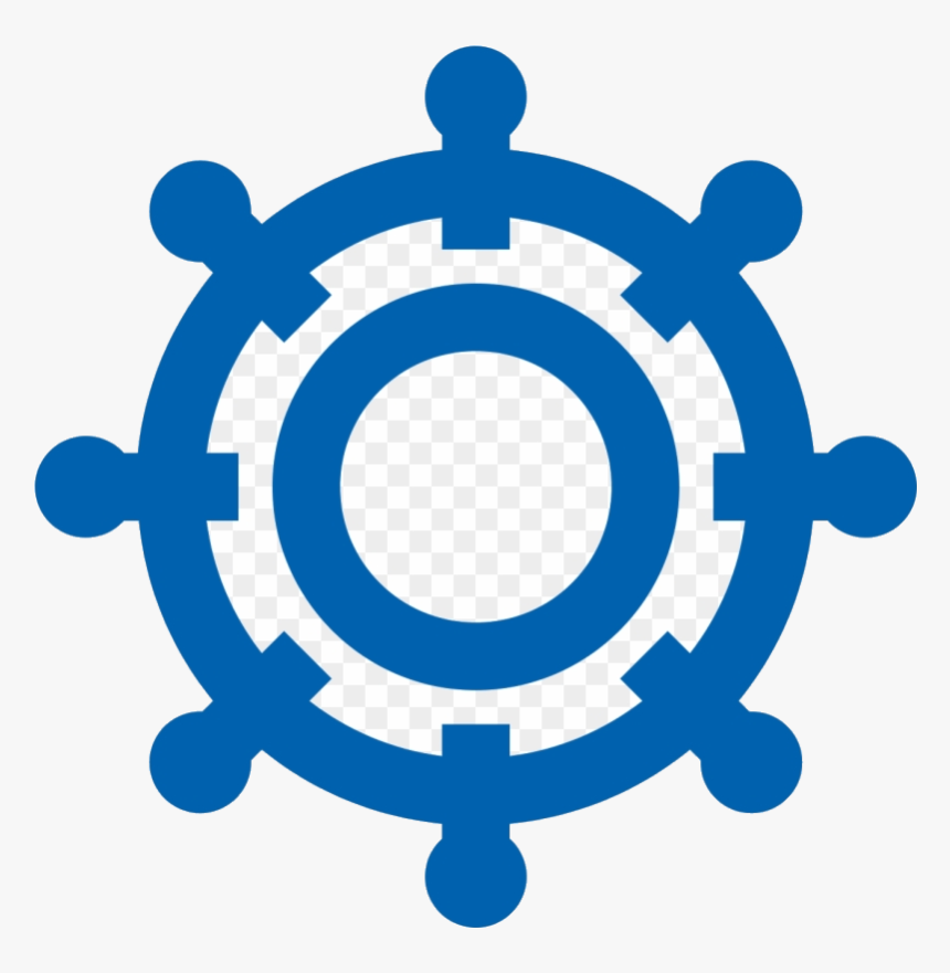 Ship Wheel Pirate Clip Art Timon De Marinero Transparent - Dharma Wheel Black, HD Png Download, Free Download