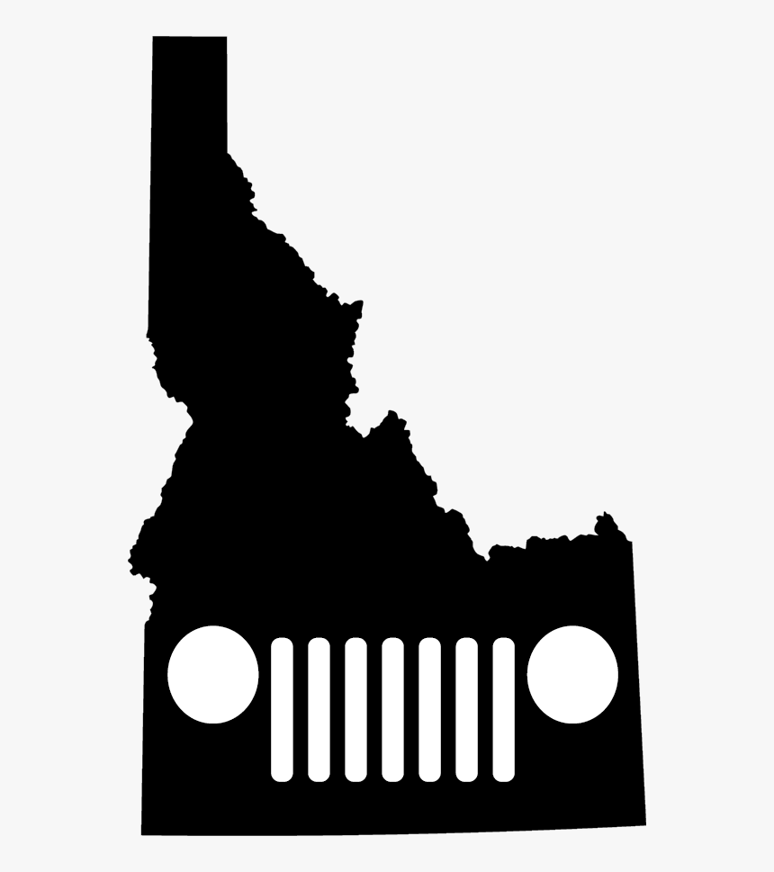 Grill Silhouette Png -idaho Grille Decal - Wilks Brothers Idaho Map, Transparent Png, Free Download