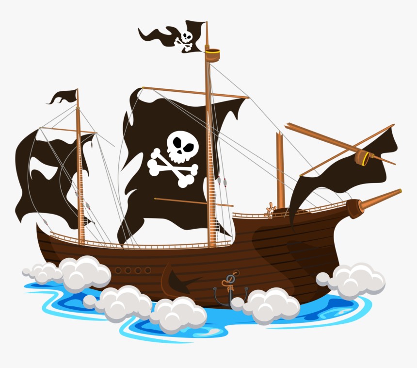 Pirate Ship Clipart Ghost - Pirate In A Wheelchair Costume, HD Png Download, Free Download