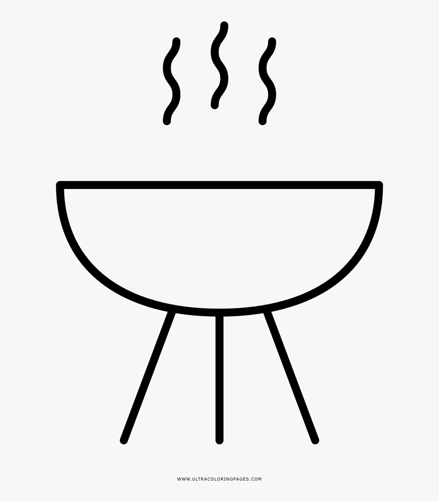 Grill Coloring Page, HD Png Download, Free Download