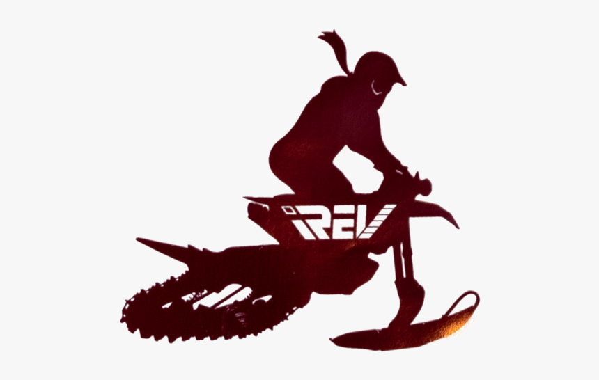 She Biker Silhouette - Illustration, HD Png Download, Free Download