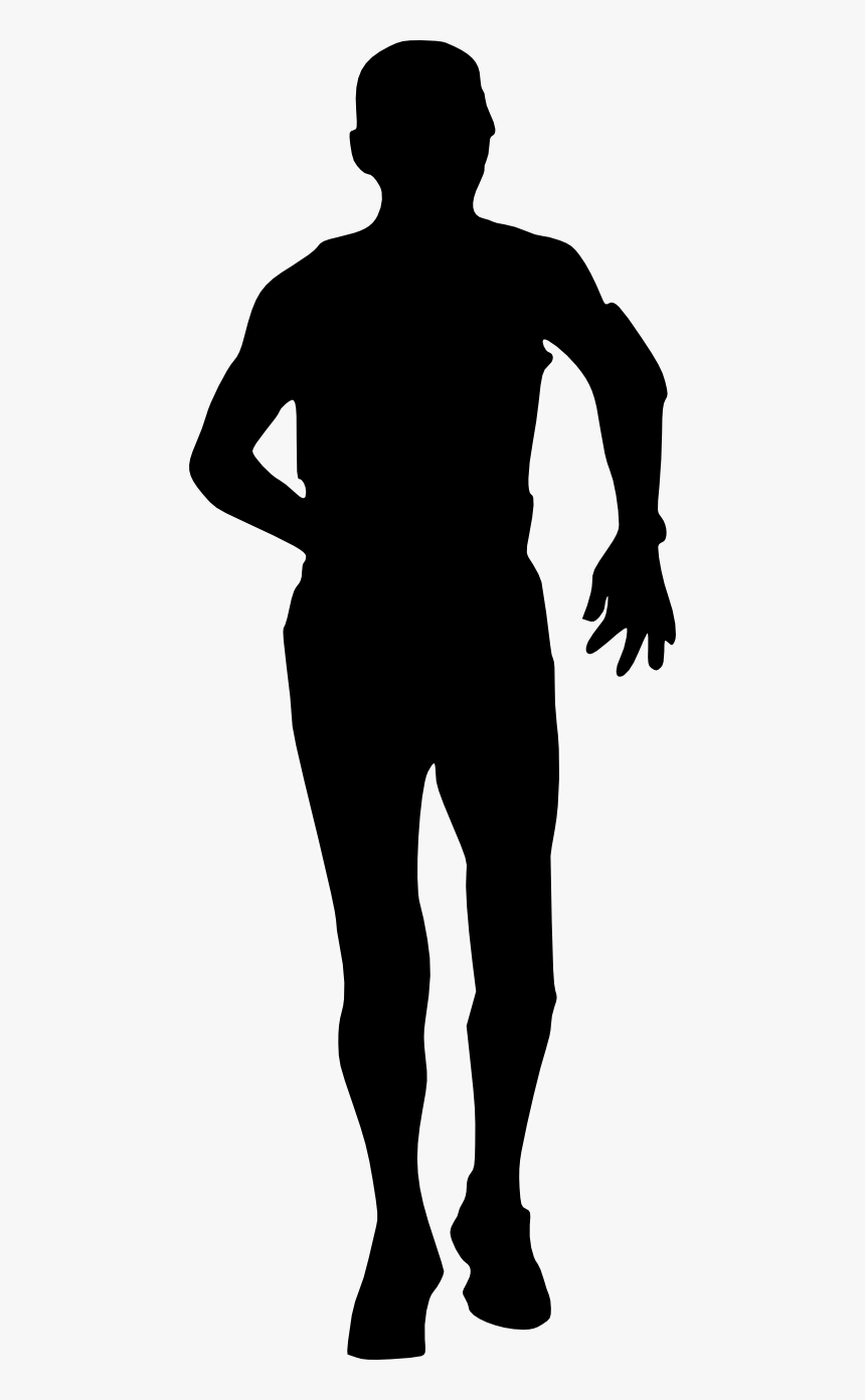 Man Running Silhouette - Person Walking Away Silhouette, HD Png Download, Free Download