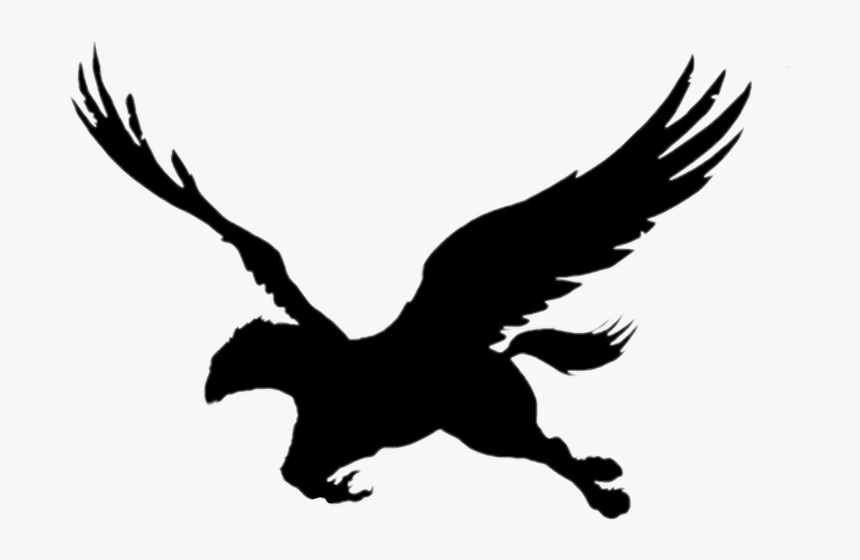 Harry Potter Hippogriff Silhouette , Transparent Cartoons - Harry Potter Hippogriff Silhouette, HD Png Download, Free Download