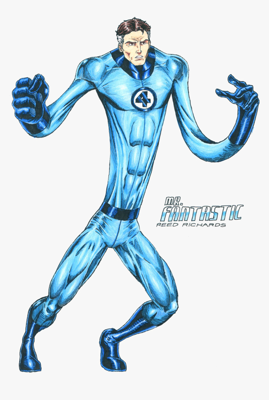 Mr Fantastic Png High-quality Image - Mr Fantastic Drawing, Transparent Png, Free Download