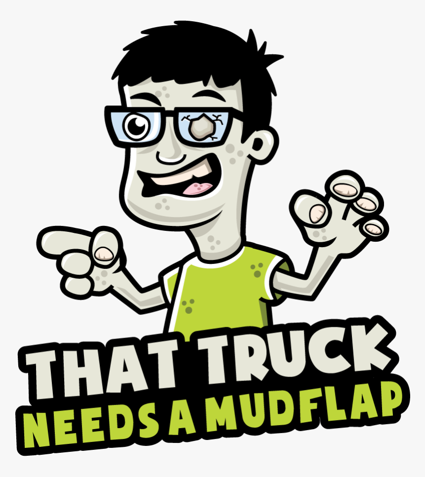 Zombie Pointing At A Dump Truck With A Rock In His - Cartoon, HD Png Download, Free Download