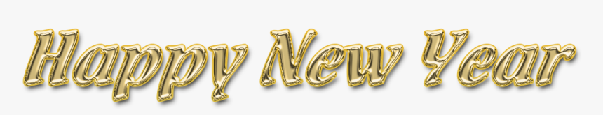 Happy New Year Gold Png, Transparent Png, Free Download