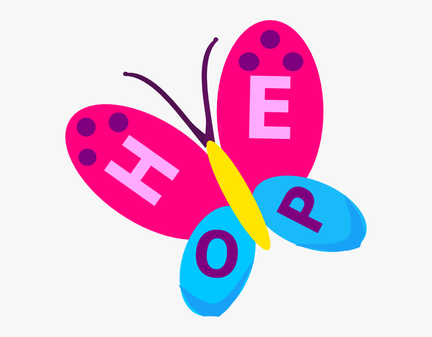 Fantastic Hope Clipart Butterfly Clip Art At Clker - Hope Clipart, HD Png Download, Free Download
