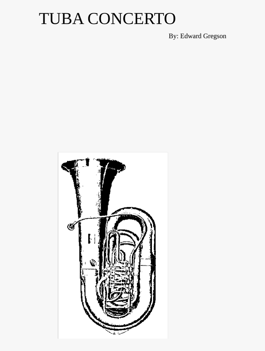 Tuba Gregson, HD Png Download, Free Download