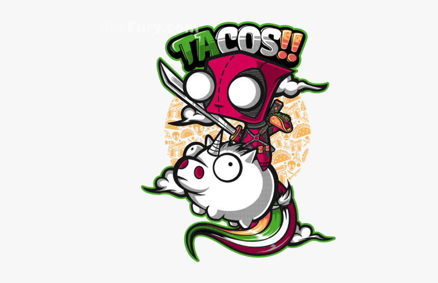 Deadpool Taco Unicorn Shirt, HD Png Download, Free Download