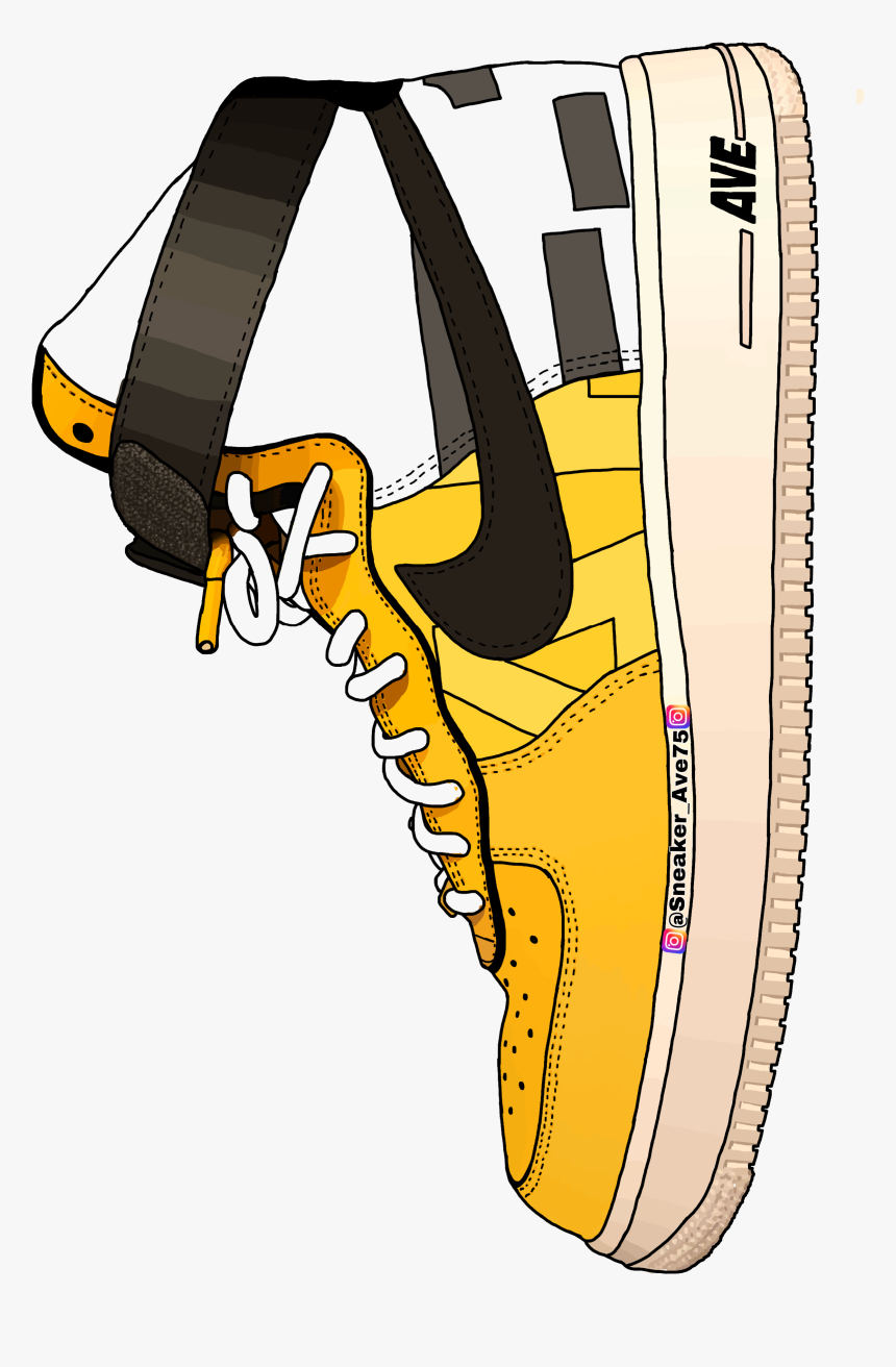 Follow My Instgram For More Updates @sneaker Ave75 - Illustration, HD Png Download, Free Download