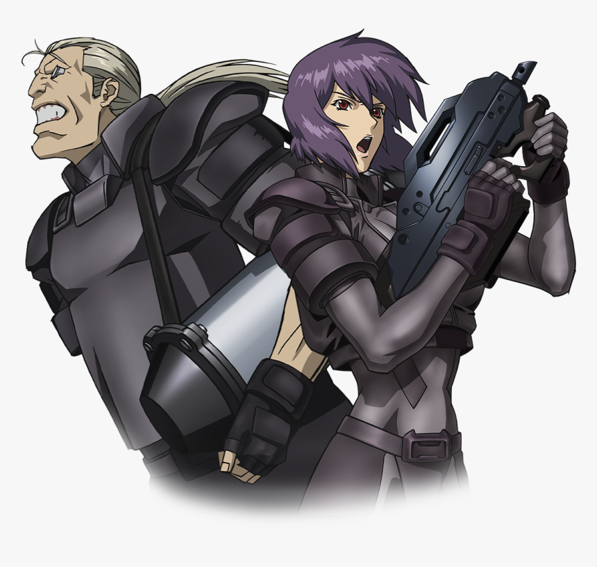 Transparent Motoko Kusanagi Png - 機動 隊 Sac 2nd Gig, Png Download, Free Download