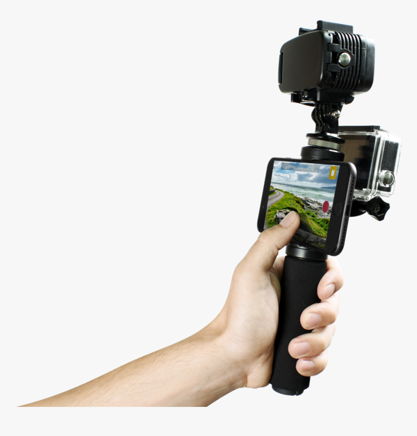 Smartphone Action Camera Hand Grip, HD Png Download, Free Download