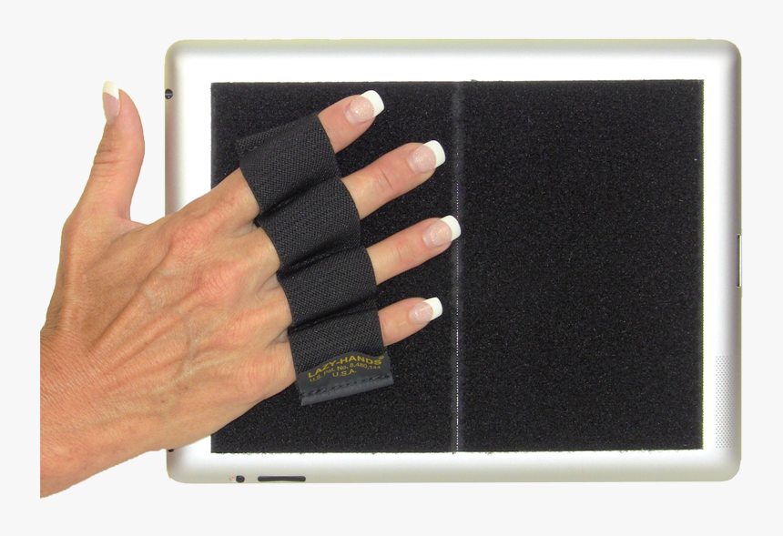 Heavy Duty 4-loop Grip For Ipad Or Large Tablet - Gadget, HD Png Download, Free Download