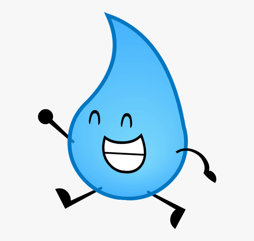 Image Teardrop Pose Png - Transparent Water Drop Character, Png Download, Free Download