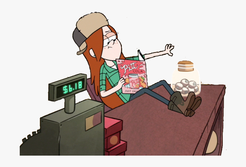 Wendy Gravity Falls Trapped, HD Png Download, Free Download