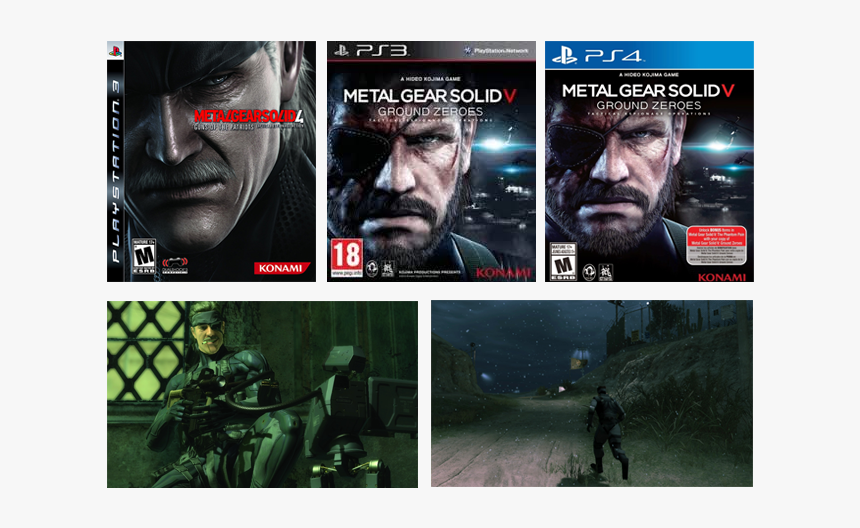 Metal Gear Solid 4 Cover, HD Png Download, Free Download