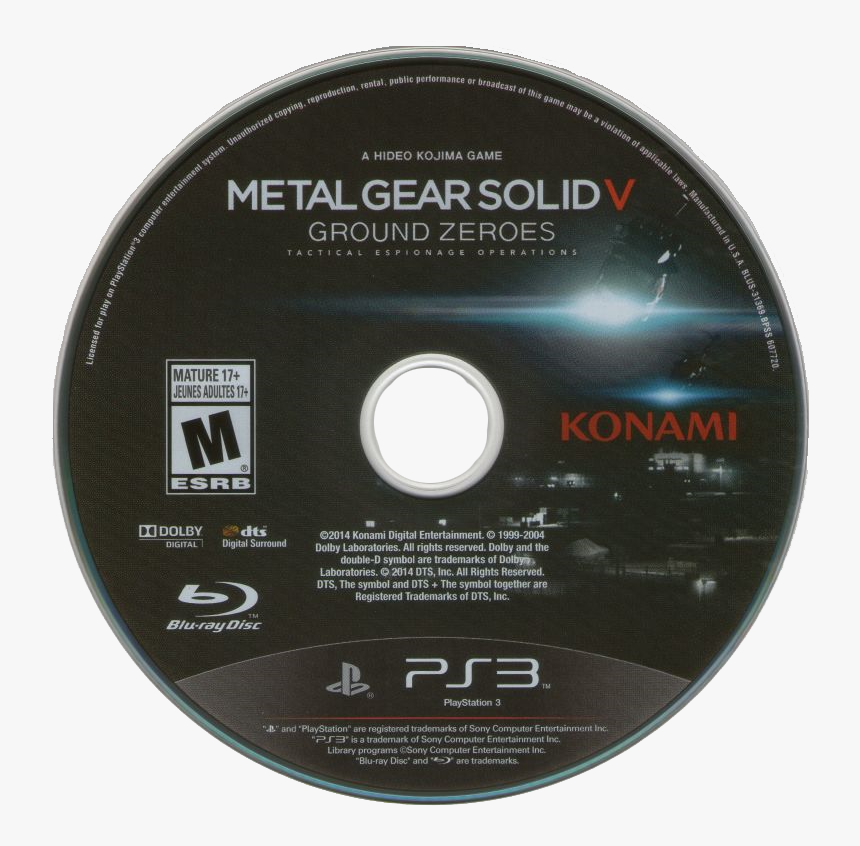 Metal Gear Solid Legacy Collection Disc, HD Png Download, Free Download