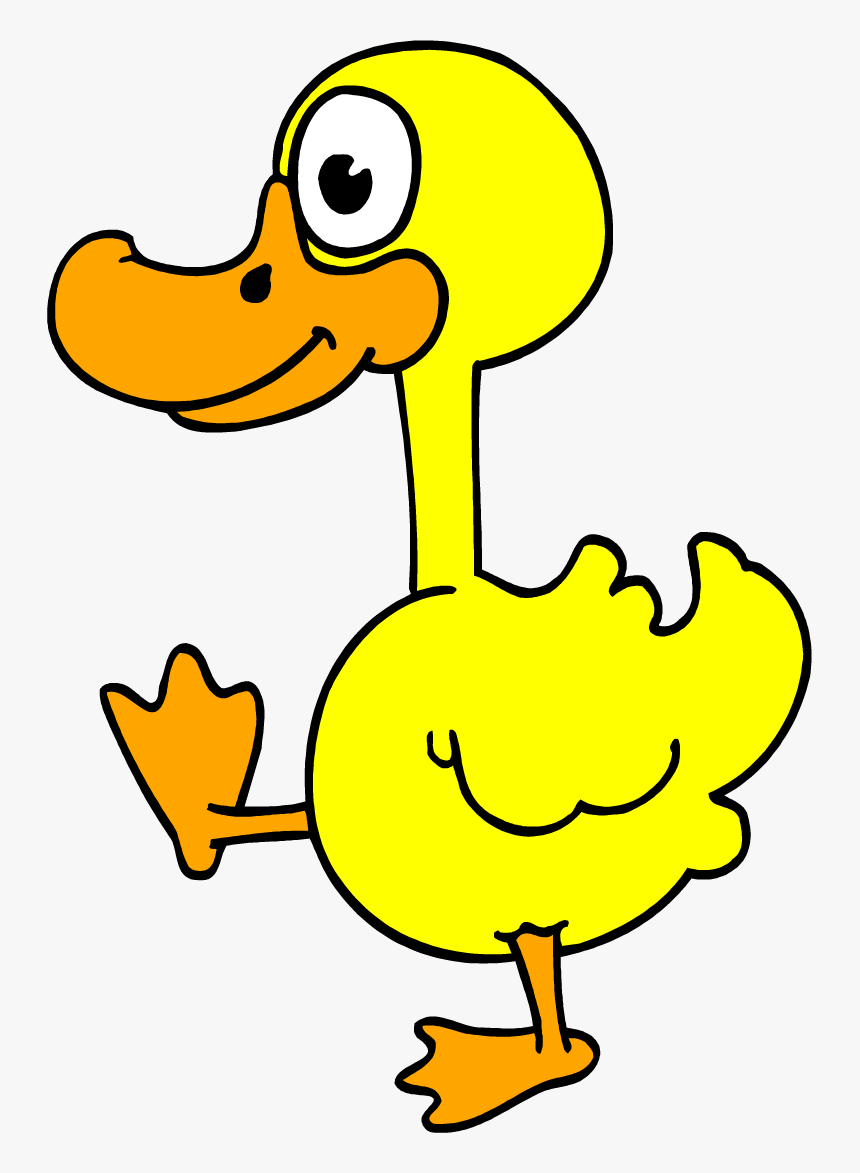 Baby Rubber Clip Art - Duck Walking Clipart, HD Png Download, Free Download