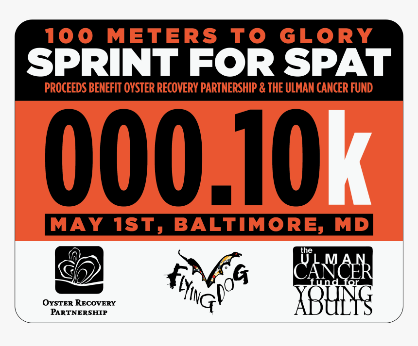 Sprint For Spat - Flying Dog Brewery, HD Png Download, Free Download