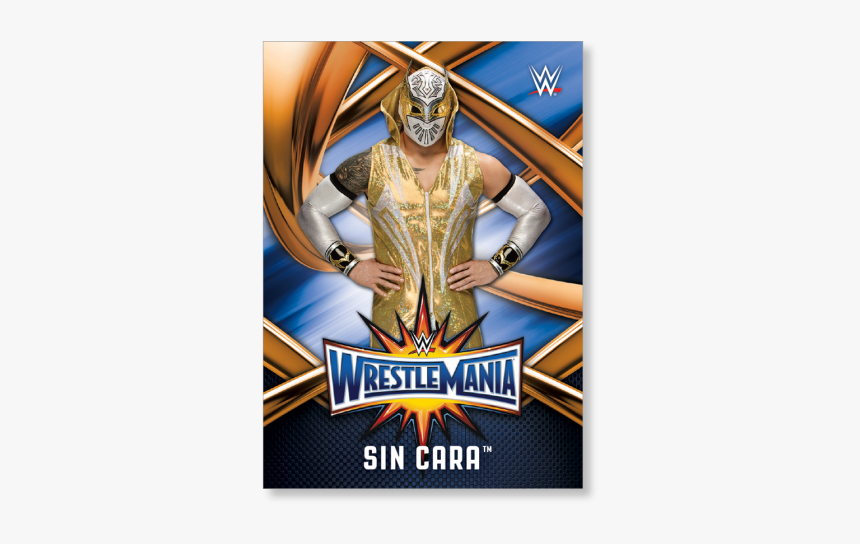 Sin Cara 2017 Wwe Road To Wrestlemania Wrestlemania - Sin 2017 Wwe Road To Wrestlemania Poster Topps Com, HD Png Download, Free Download