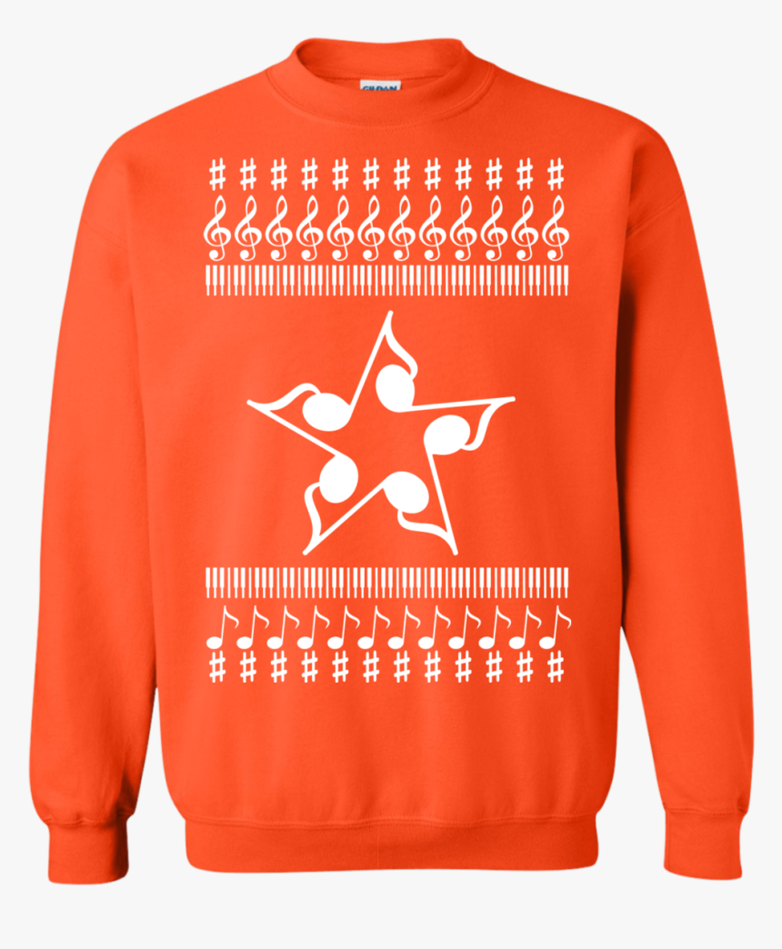 Musical Note 1 Christmas Sweater 8 Oz - Orange Nickelodeon Shirt Long Sleeve, HD Png Download, Free Download