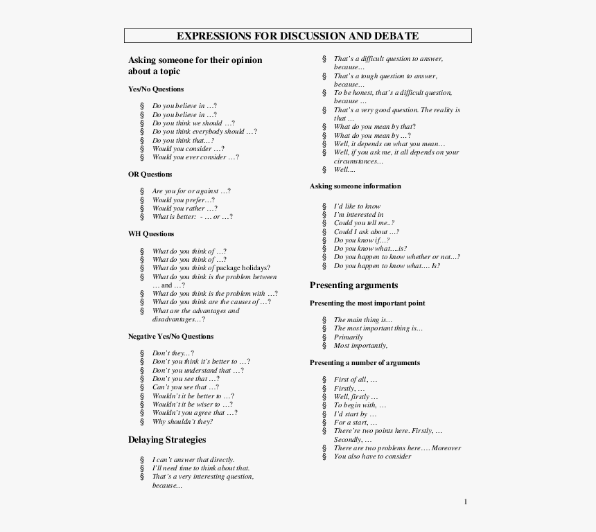 Idiomatic Expressions Exercises Multiple Choice, HD Png Download, Free Download