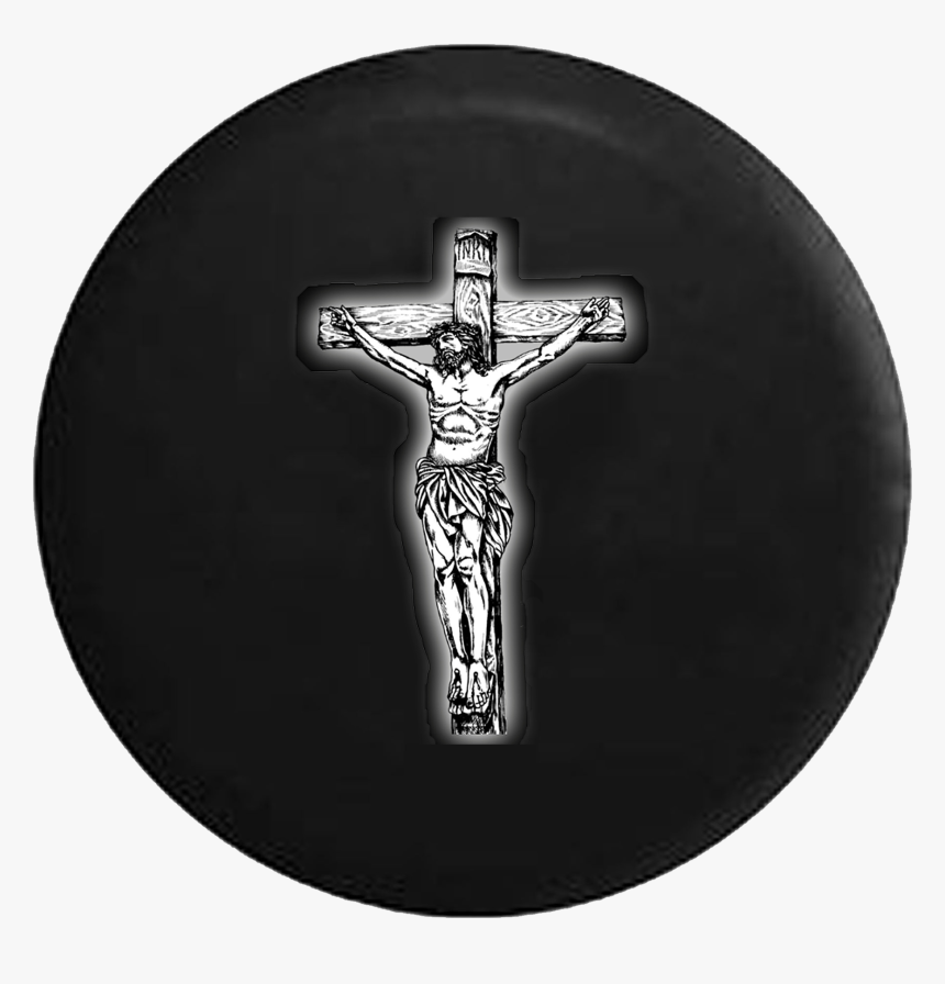 Jesus On Cross Glowing Blessed Christian - Crucifix, HD Png Download, Free Download