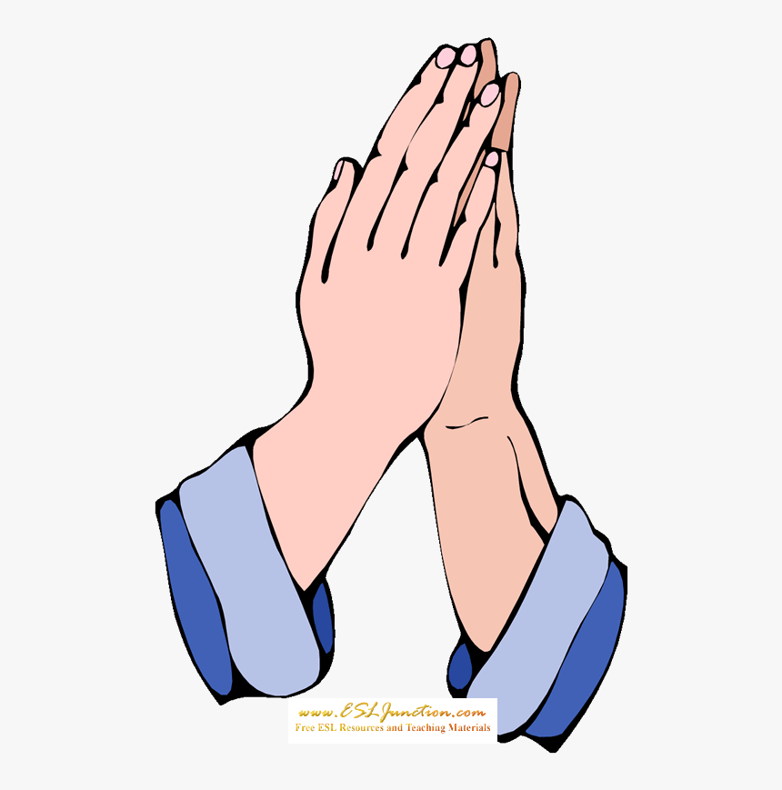 The Human Body Esl Junction Praying Hands Clip Art - Craft Habakkuk Coloring Page, HD Png Download, Free Download
