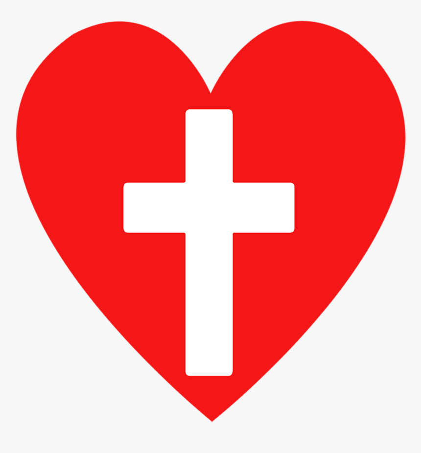 Heart And Cross Png - Amor En Cristo Png, Transparent Png, Free Download