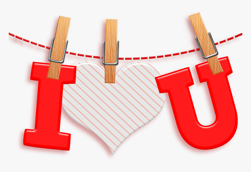 Valentine"s Day Décor, Hearts, Heart Bunting - Love You With My Heart Messages, HD Png Download, Free Download