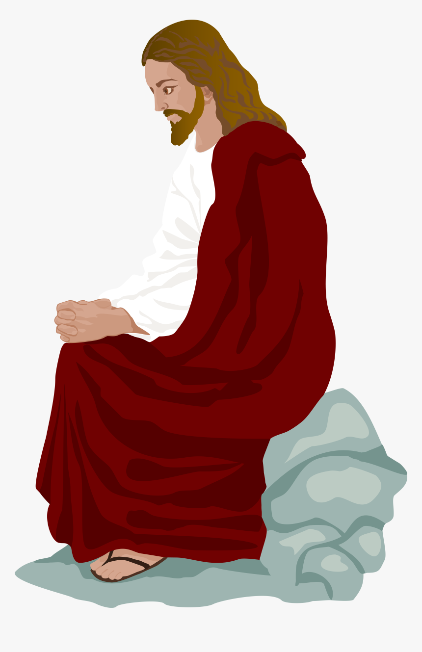 Jesus Christ Png Clipart - Sitting, Transparent Png, Free Download