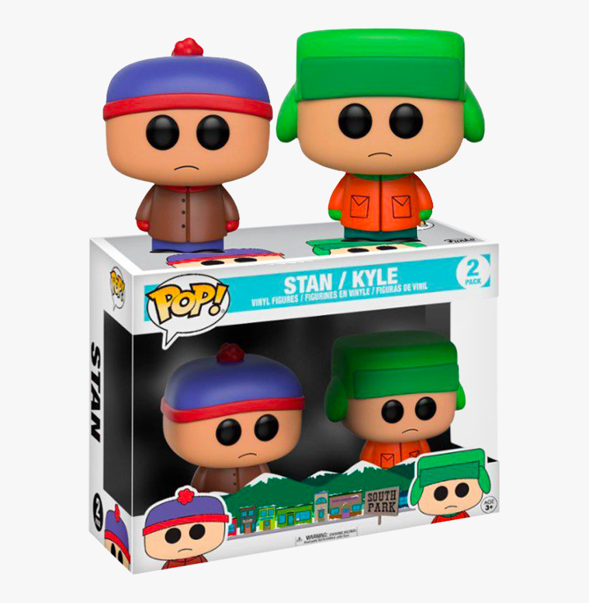 Stan & Kyle Pop Vinyl Figure 2-pack - Figurine Pop South Park, HD Png Download, Free Download