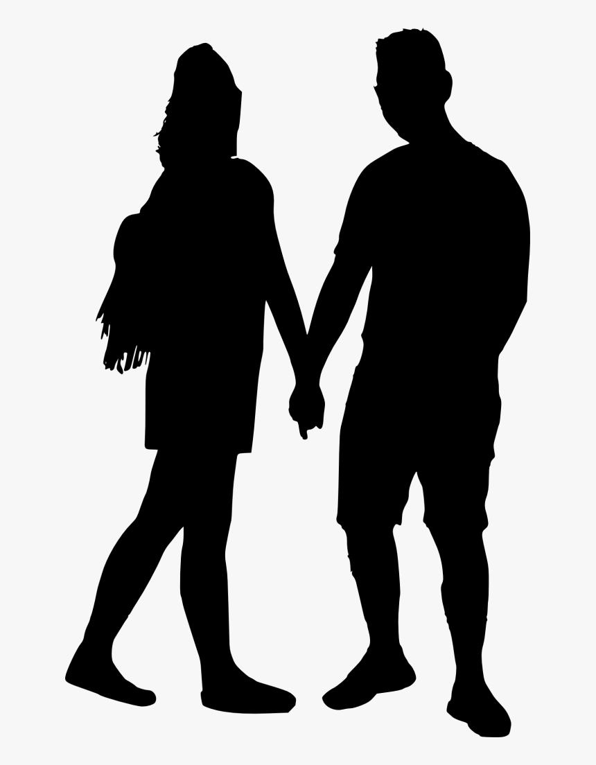 Couple-silhouette - Free Disney Couple Silhouettes, HD Png Download, Free Download