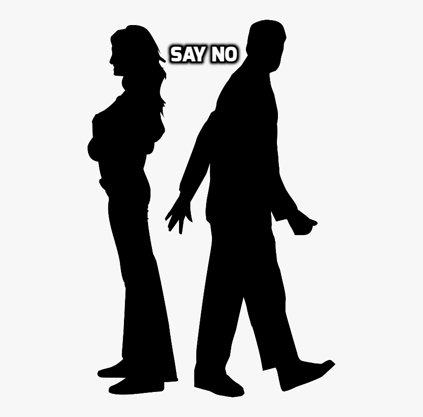 How To Make A Difference In Consulting Biz - Man And Woman Arguing Silhouette, HD Png Download, Free Download