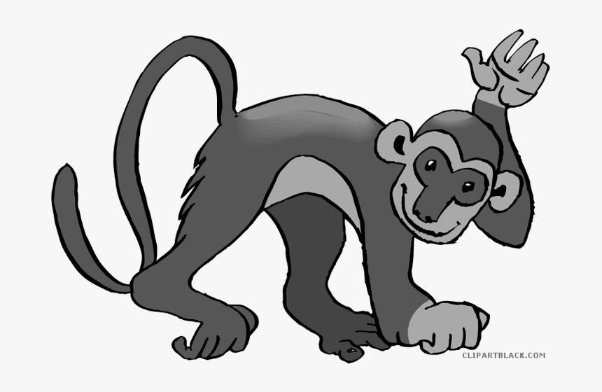 Spider Monkey Clipart Cheeky Monkey - Spider Monkey Clipart, HD Png Download, Free Download