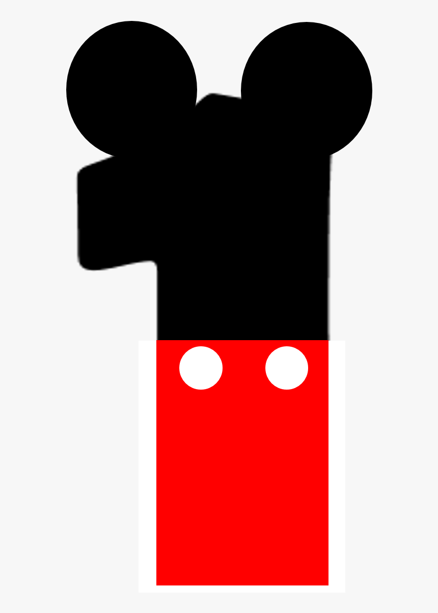 Mickey Mouse Number 1 Png Clip Art Black And White - Mickey Baby Png 1, Transparent Png, Free Download