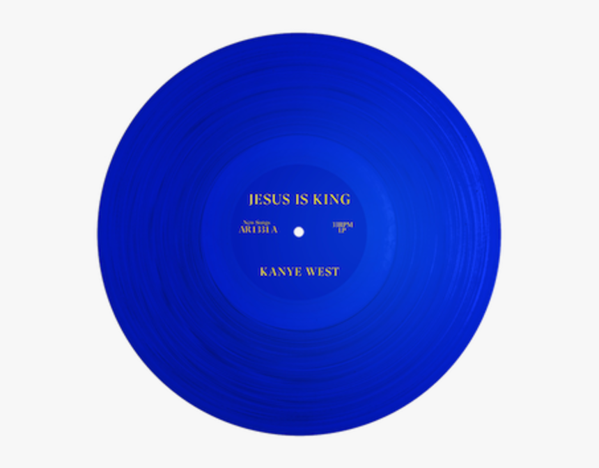 Jesus Is King Ariia Kanye West Blue Gramophone Record - Jesus Is King Kanye West, HD Png Download, Free Download