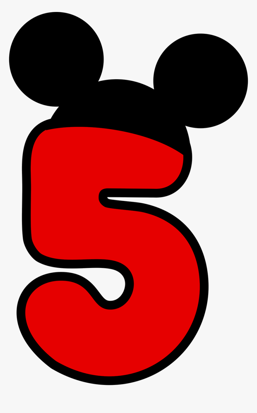 Transparent Mickey Mouse Number 1 Clipart - Mickey Mouse Png, Png Download, Free Download