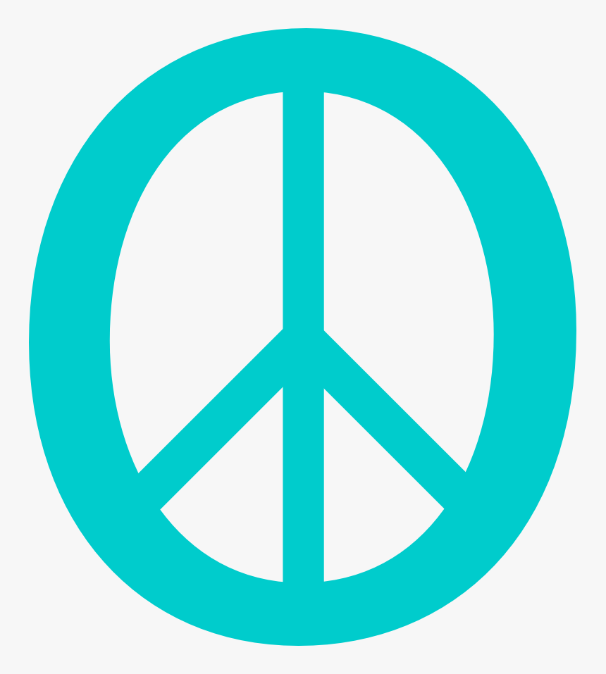 Robin Egg Blue Peace Symbol 11 Dweeb Peacesymbol - Symbol Of Islam, HD Png Download, Free Download