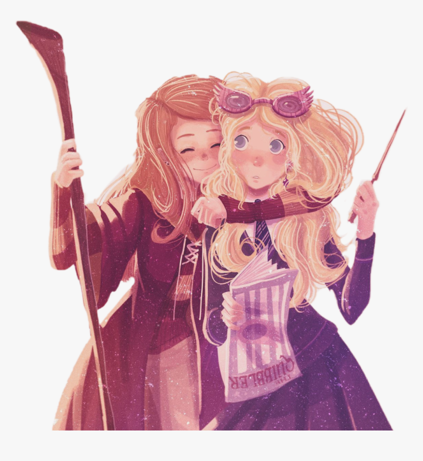 Ginny Weasley And Luna Lovegood Fanart, HD Png Download, Free Download