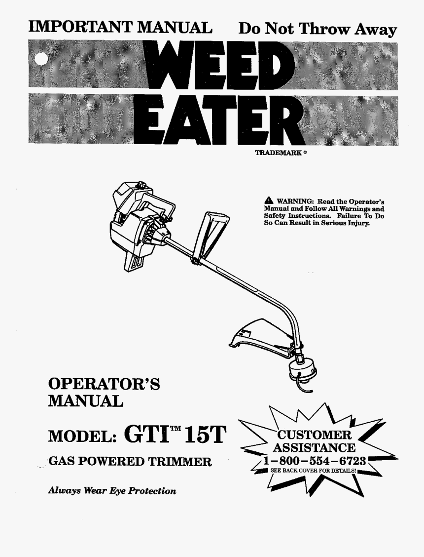 Weed Eater 2510 , Png Download - Eater, Transparent Png, Free Download